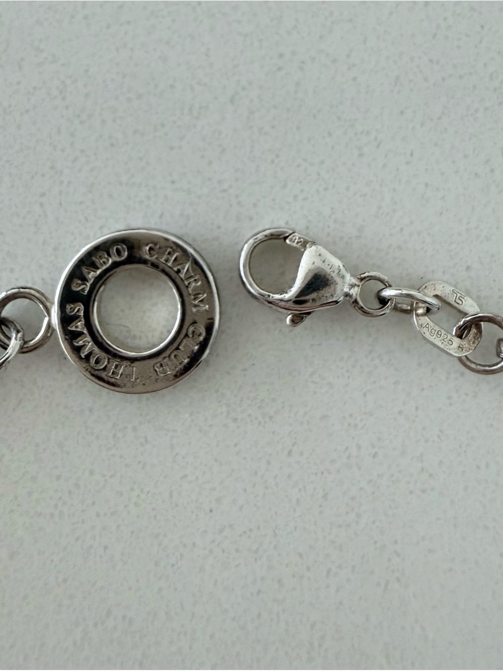 Thomas Sabo Women's Silver Link Bracelet with Branded Disc - Picture 3 of 3